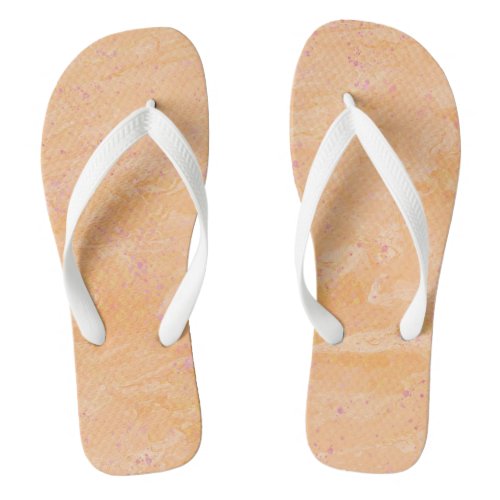 Summer Pastel Peach Sandals Flip Flops 