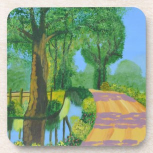 Summer Path Drink Coaster