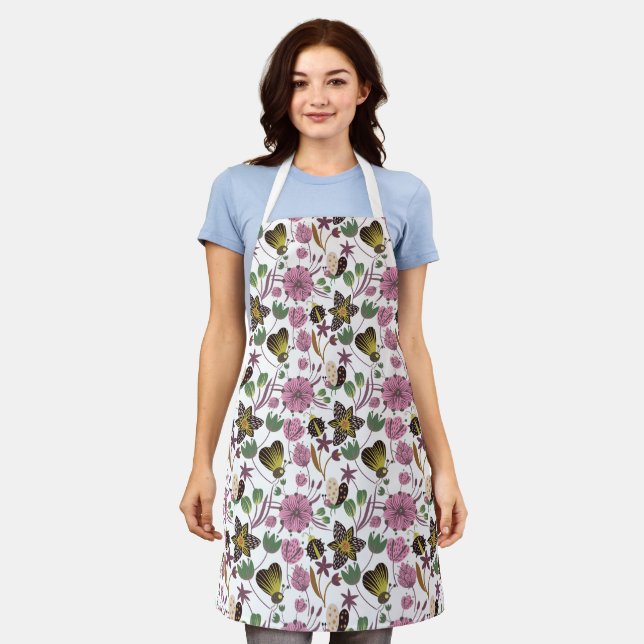 Summer Pattern Apron (Worn)