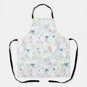 Summer pattern apron