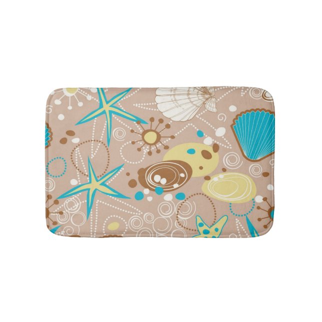 Summer pattern bath mat (Front)