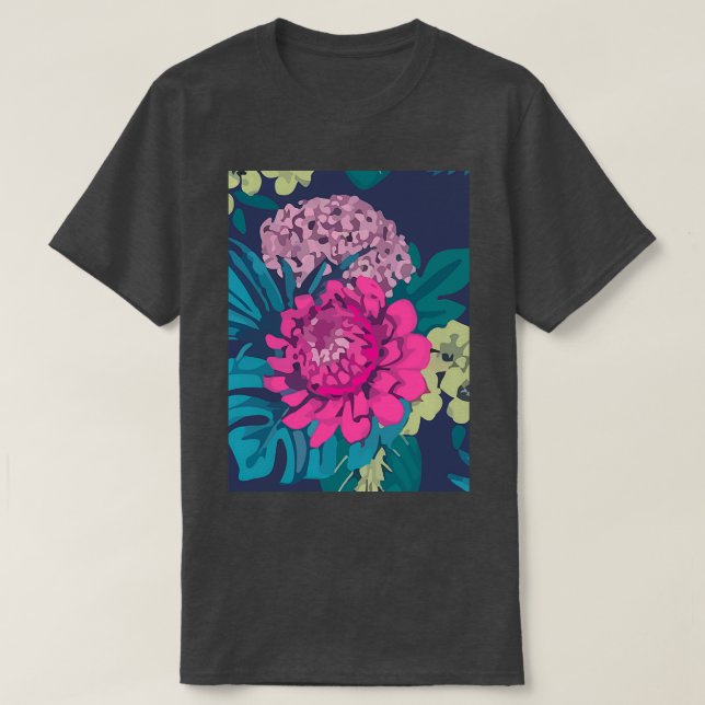 Summer Pattern Compositions Hand T-Shirt (Design Front)