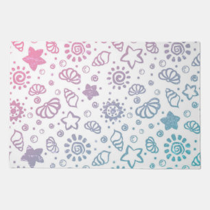 Summer pattern doormat