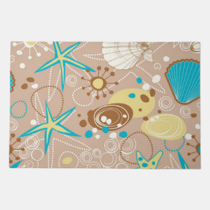 Summer pattern doormat