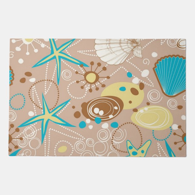 Summer pattern doormat (Front)