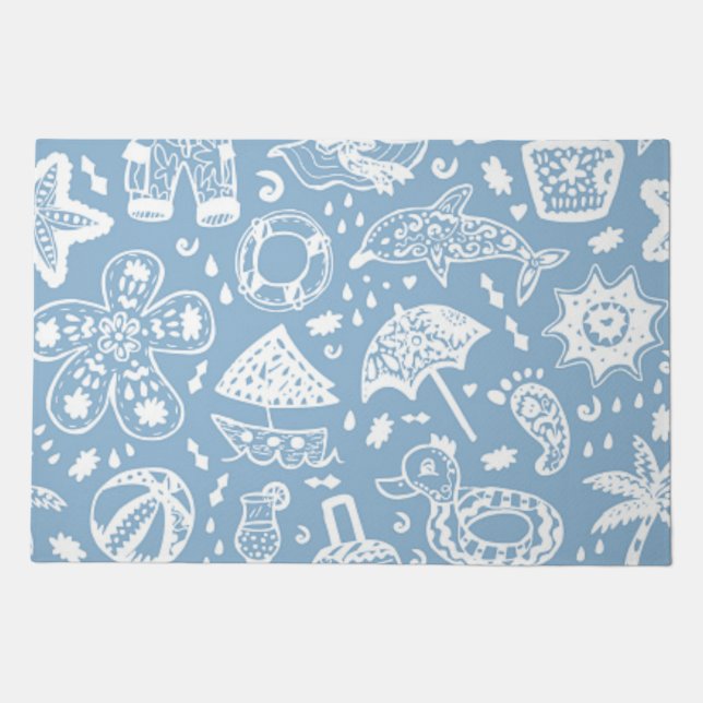 Summer pattern doormat (Front)