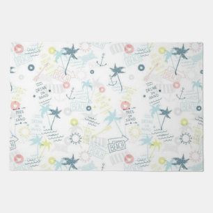 Summer pattern doormat