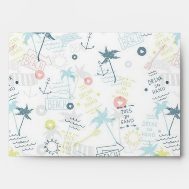 Summer pattern envelope (Front)