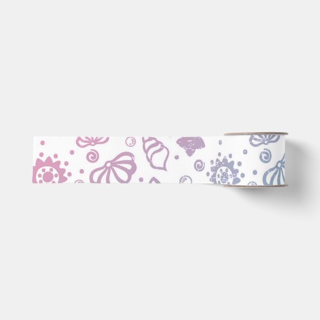 Summer pattern grosgrain ribbon (Front)