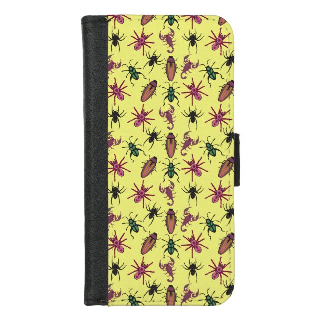 Summer Pattern iPhone Wallet Case (Front)