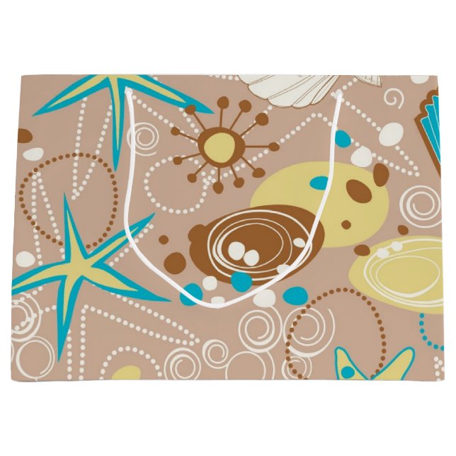 Summer pattern large gift bag (Front)