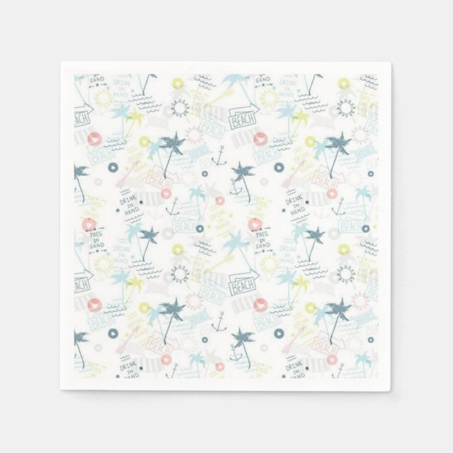 Summer pattern napkins (Front)
