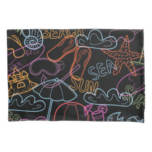 Summer pattern pillow case