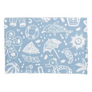 Summer pattern pillow case