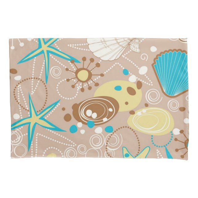 Summer pattern pillow case (Front)