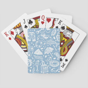 Summer pattern poker cards