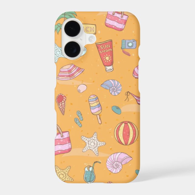 Summer pattern samsung galaxy case (Back)