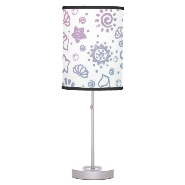 Summer pattern table lamp (Front)