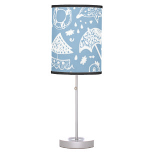 Summer pattern table lamp
