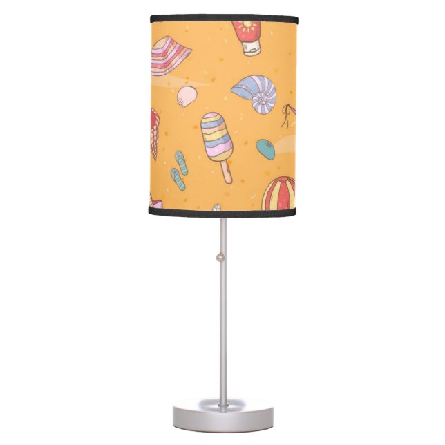 Summer pattern table lamp (Front)