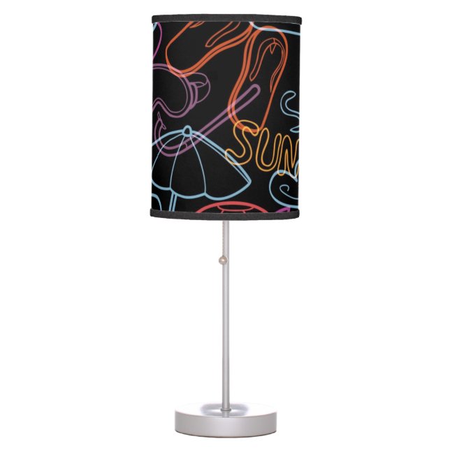Summer pattern table lamp (Front)