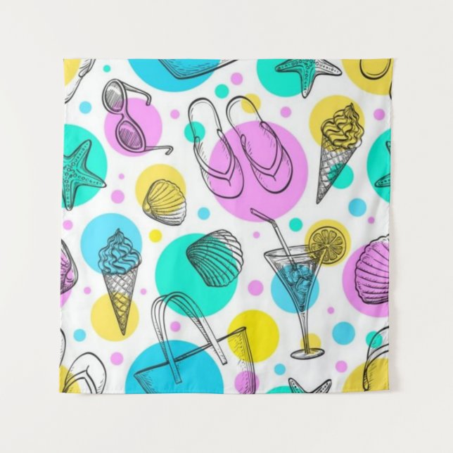 Summer pattern tapestry (Front)