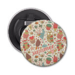 Summer Pattern With Ice Cream Bottle Opener