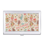 Summer Pattern With Ice Cream Case For Business Cards