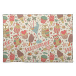 Summer Pattern With Ice Cream Placemat