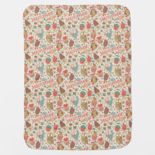 Summer Pattern With Ice Cream Stroller Blanket