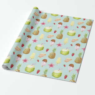 Summer Pattern Wrapping Paper