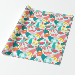 Summer Pattern Wrapping Paper