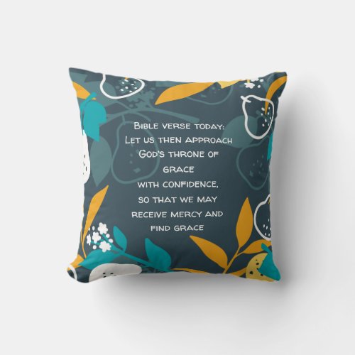 summer pear fruit editable quote throw pillow