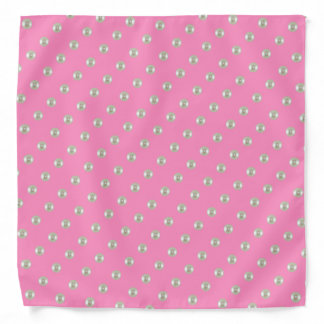 Summer pearls on pink bandana
