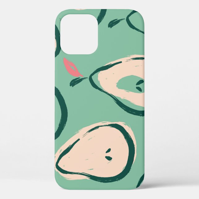 Summer pears: fresh fruit pattern. Case-Mate iPhone case (Back)