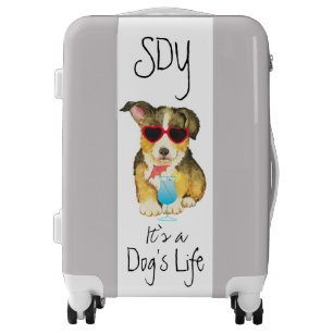 Summer Pembroke Welsh Corgi Luggage
