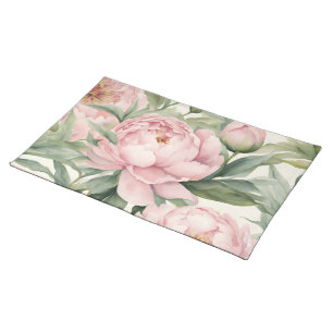 Summer Peonies Thermal Cloth Placemat