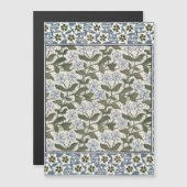 Summer Periwinkle Flower Art Nouveau Botanical (Front/Back)