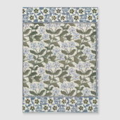 Summer Periwinkle Flower Art Nouveau Botanical (Front)