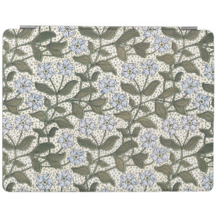 Summer Periwinkle Flower Art Nouveau Botanical iPad Smart Cover