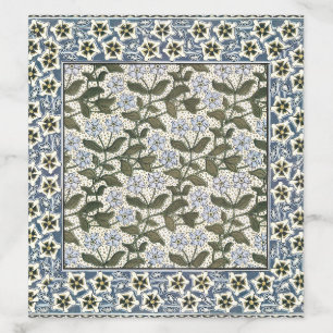 Summer Periwinkle Flower Pretty Elegant Floral Envelope Liner