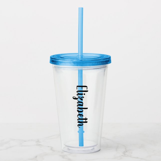 Summer Personalized Party Favor Color Cold Cups (Front)