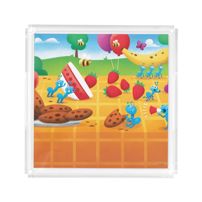 Summer Picnic Acrylic Tray (Front)