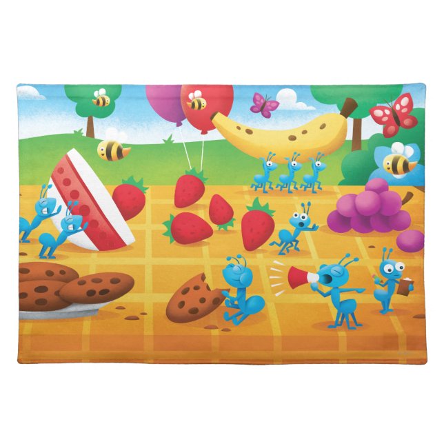 Summer Picnic Cloth Placemat (Front)