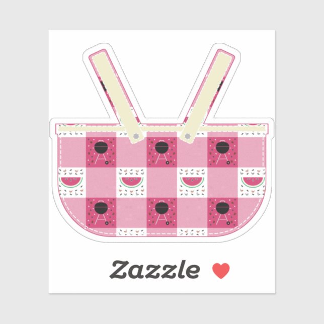 Summer Picnic Contour Sticker (Sheet)