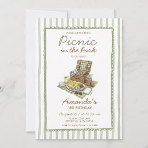 Summer Picnic in the Park Invitation