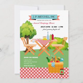 Summer Picnic Invitation