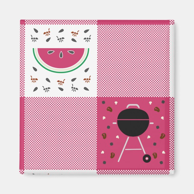 Summer Picnic Magnet (Front)