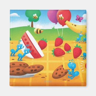 Summer Picnic Magnet
