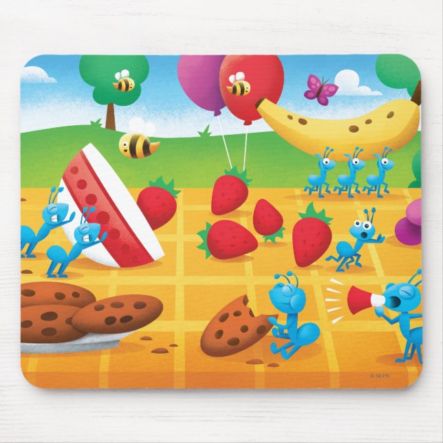 Summer Picnic Mouse Pad (Front)